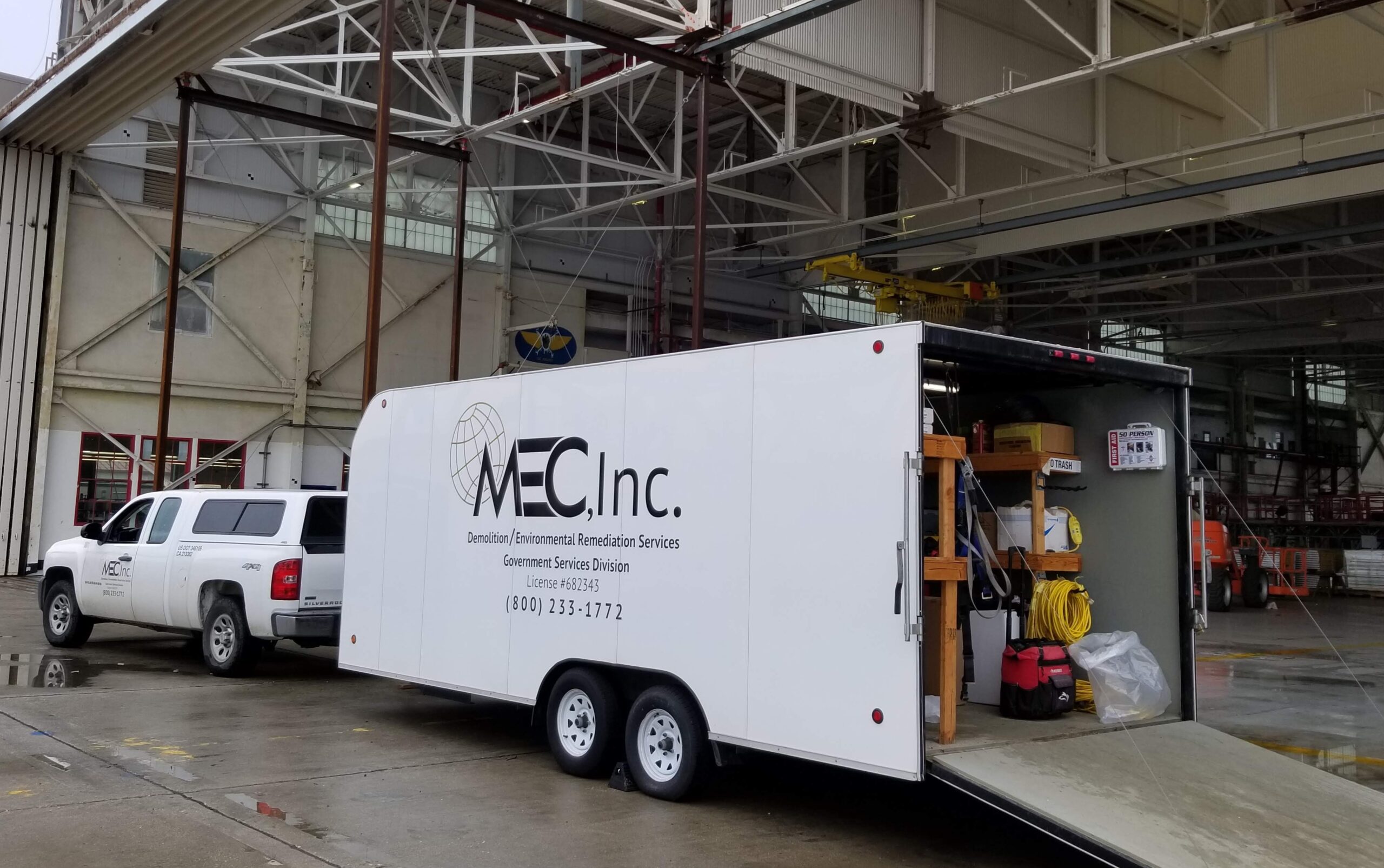 MEC equipment trailer